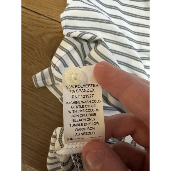 JOHNNIE-O Prep-Formance Sun Protection‎ UPF50 Mens Polo Shirt Size Large Preppy - Picture 10 of 12